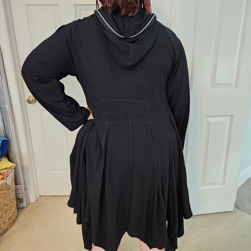 Kaliyana Women's Dress Size 1X - 2X Lagenlook Asymmetrical Tunic Art To Wear - Picture 13 of 16